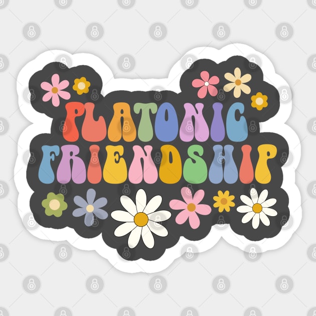 Platonic Friendship Supportive Best Friend Appreciation Day Platonic Love for Soulmate Sticker by Mochabonk